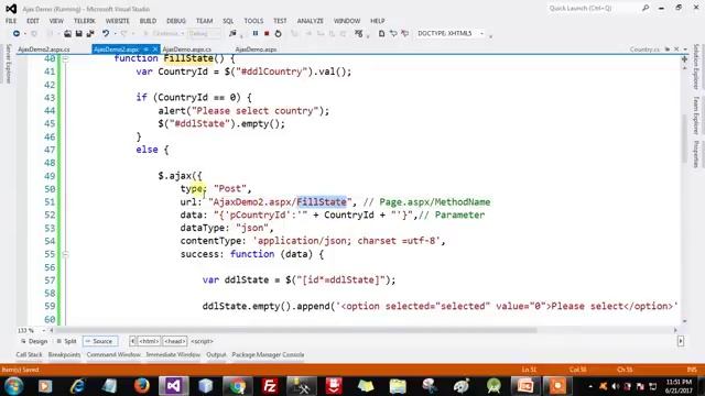 Binding data from database using Ajax Call Part 2 смотреть онлайн
