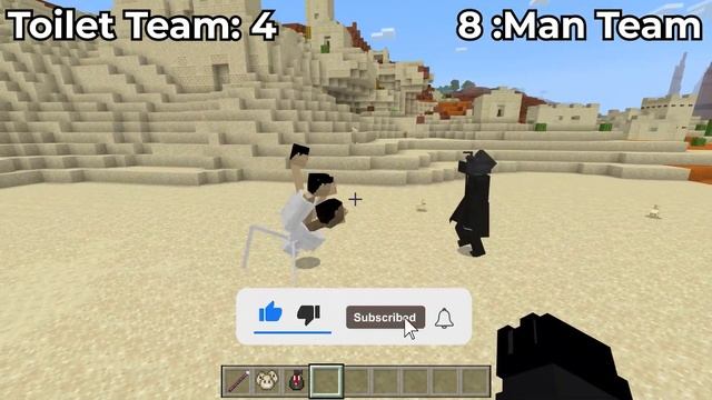 Skibidi Toilet Power Test VS Skibidi Man - TV man, Speakerman, Cameraman | Minecraft Mob Battle смотреть онлайн