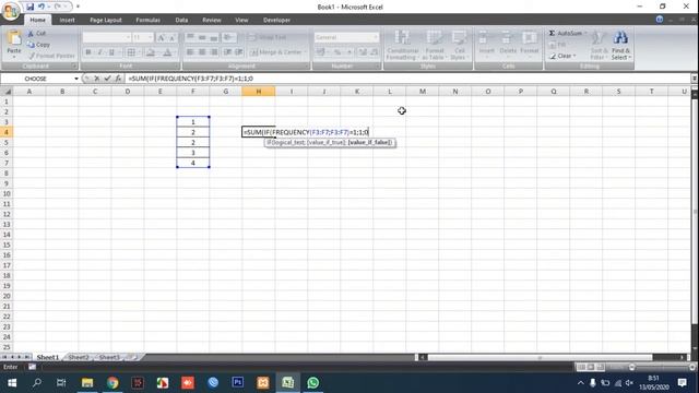 Count Unique Values Excel смотреть онлайн