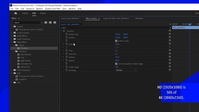 Rotate all the clips vertically - ALL at ONCE - in the Project panel - PREMIERE PRO tutorial смотреть онлайн