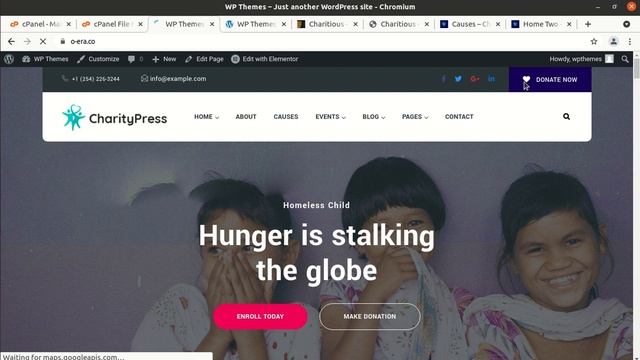 Charitious - NonProfit Fundraising Charity WordPress Theme | Best WordPress Theme for NGO смотреть онлайн