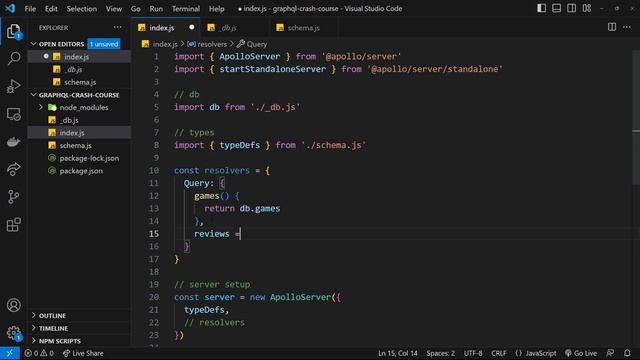 GraphQL Crash Course #5 - Resolver Functions смотреть онлайн