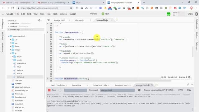 Client Side Storage | Aula 7 - Iniciando com a API IndexedDB | Série HTML5 | SW9 смотреть онлайн