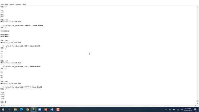 Conversion Functions in Oracle -Urdu/Hindi -Oracle with Asad смотреть онлайн