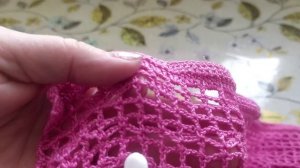 ЗАНАВЕСКА НА КУХНЮ КРЮЧКОМ.