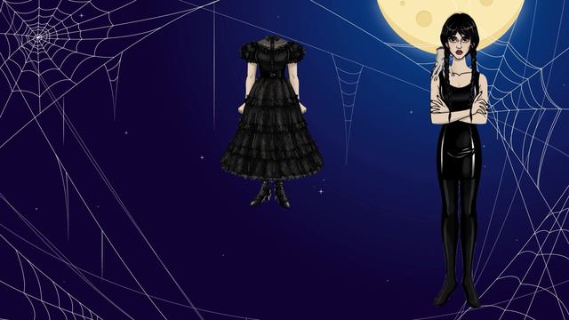 Игра одень Уэнсдей Аддамс ~ dress up Wednesday Addams game ~ Игры для детей #wensday #wensdayaddams смотреть онлайн