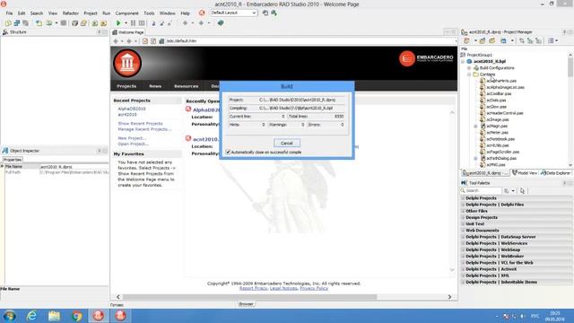 Установка SkinManager для Delphi 2010 смотреть онлайн