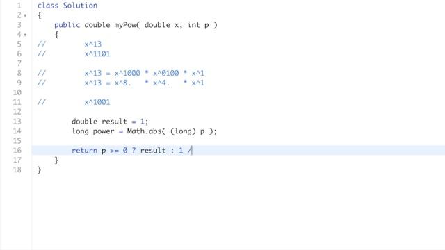 Leetcode 50. Pow (Iterative binary approach) смотреть онлайн