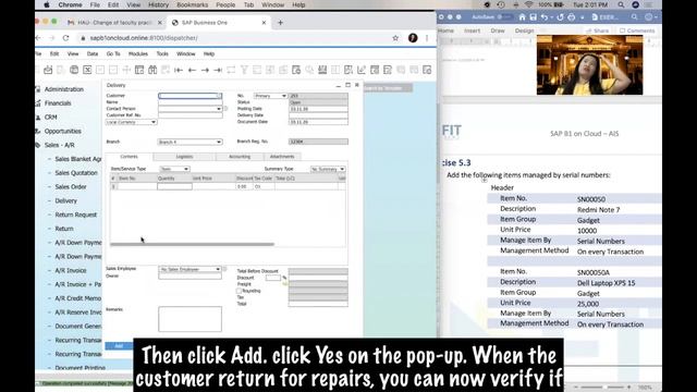 Lesson 6-4: Inventory Management by Serial Numbers Part 2 & Inventory Management by Batches Part 1 смотреть онлайн