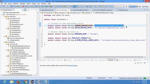 O3 Framework 25 Part 1 - Properties file for loading framework configuration смотреть онлайн