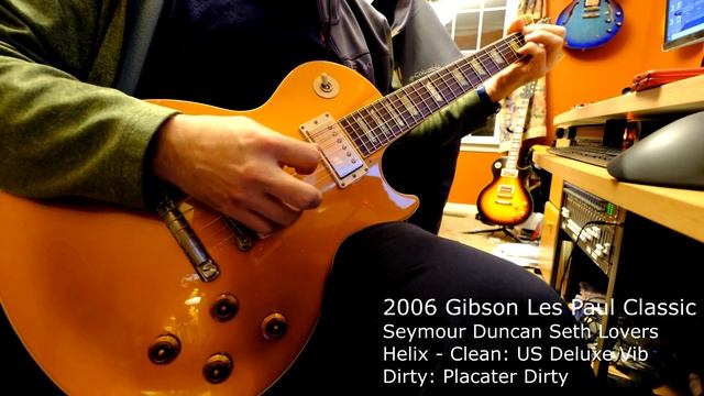 Seymour Duncan shootout: Seth Lovers vs Jazz/Distortion - GIbson Les Pauls смотреть онлайн