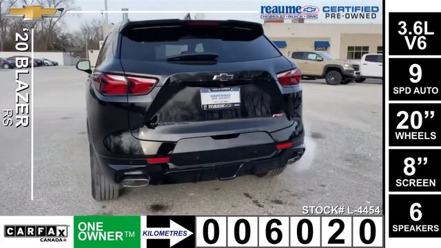Reaumechev 2020 Chevrolet Blazer RS смотреть онлайн