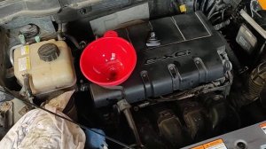 Измерение уровня масла в SsangnYong New Action бензин