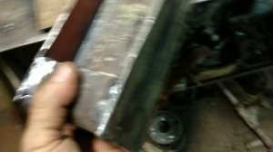 Горелка на отработке.