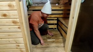 Полы в бане из сруба/полы в моечной и парной/ответы на вопросы