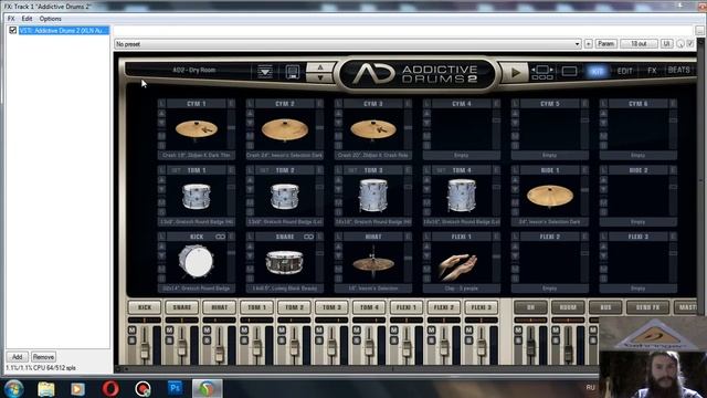 Раскладка дорожек Addictive Drums в Reaper | IZBUSHKA смотреть онлайн