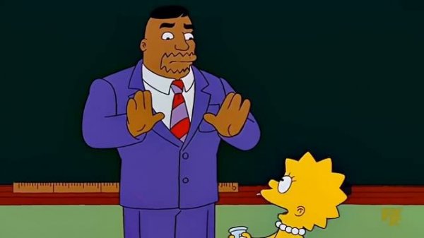 Drederick Tatum a Nelson "Me dejas pocas opciones"👊🏻Los Simpson