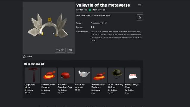 *NEW* HOW TO GET VALKYRIE FOR FREE ON ROBLOX FOR METAVERSE CHAMPIONS! смотреть онлайн
