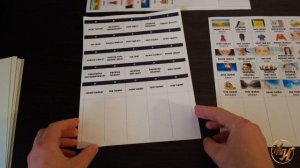 Делаем двухсторонние карточки для настольных игр и учим аниглийский язык.