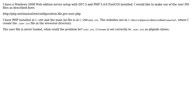 DevOps & SysAdmins: Custom php ini files for IIS7 (2 Solutions!!) смотреть онлайн