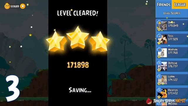 Angry Birds Friends Tournament Week 262-A Levels 1 to 6 Power Up Mobile Compilation Walkthroughs смотреть онлайн