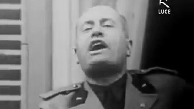 Муссолини РЕЧЬ НЕАПОЛЬ 1931 смотреть онлайн