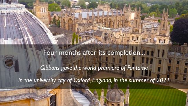 Composing Environment Of Gibbons' Fantaisie (teaser Video)