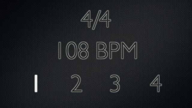 Metronome 108 BPM смотреть онлайн