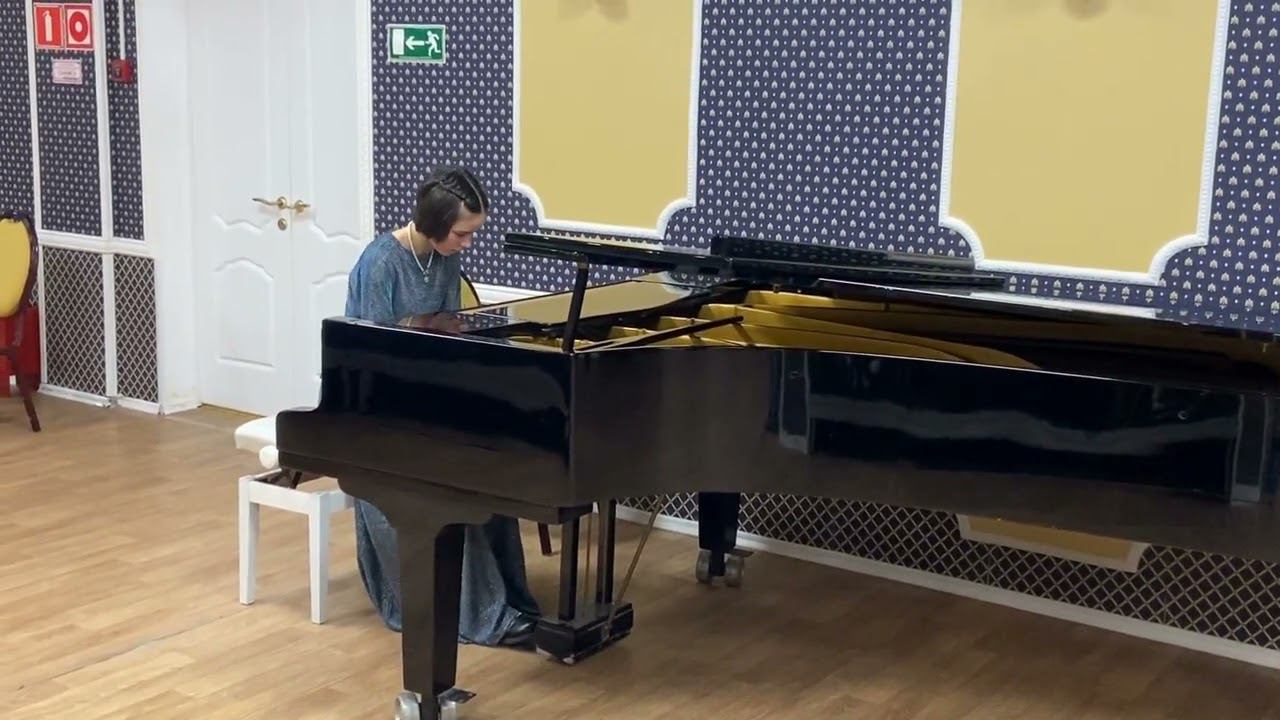 Ф. Лист - "Метель". Исп. Екатерина Соловьёва (7 класс) смотреть онлайн