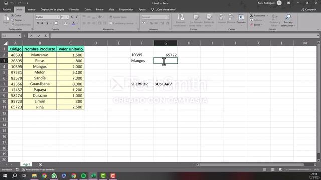 SI.ERROR Y BUSCARV - Manejo De Herramientas Microsoft Office 2016: Excel смотреть онлайн