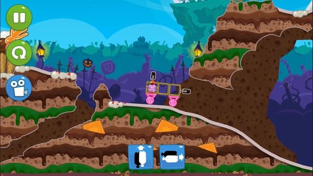 ВОЗДУШНЫЙ ШАРИК и ВЕРТОЛЕТ в Bad Piggies #23 игра с Кидом смотреть онлайн