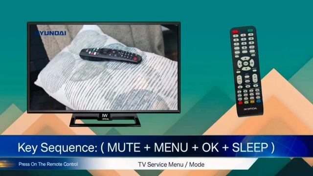 Hyundai Smart LED TV Service Menu Access Codes And Method | Hyundai TV Factory Reset