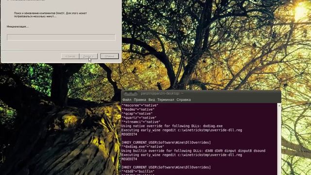 Запуск windows игр в Linux Ubuntu 10 04 смотреть онлайн
