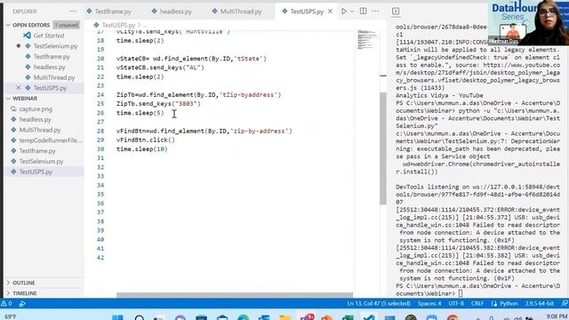 Web Automation using Selenium | Hands-on with Python & VBA | RPA & Web Scrapping | DataHour смотреть онлайн