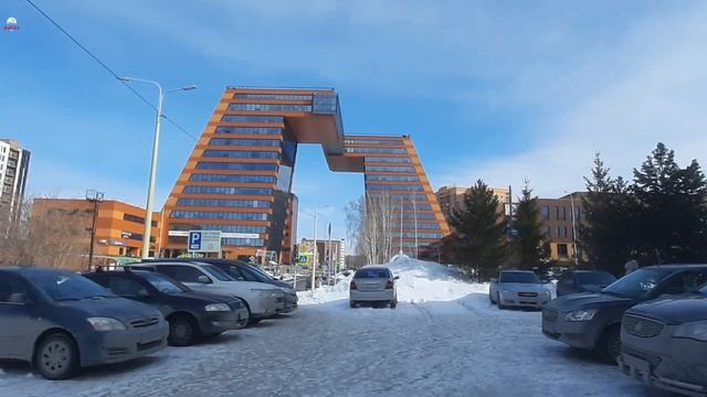 Ул. Николаева. Технопарк. Академгородок. Новосибирск. 21.03.23. смотреть онлайн
