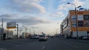 Съезд подземная парковка магазин Колумбус 19.04.2017
