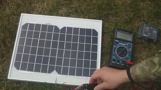 Солнечная панель 12в 10Вт Altek ALM-10M solar panel смотреть онлайн