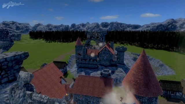 Medieval Engineers - Catapult Battle , Destroying Castles смотреть онлайн