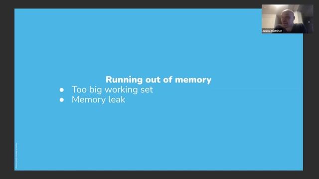 A quick overview on memory problems — Jarkko Miettinen, Software Engineer at Wolt смотреть онлайн
