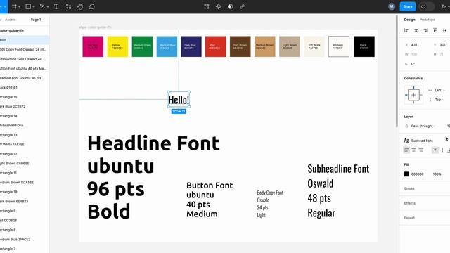 Detaching a Text Style in Figma смотреть онлайн