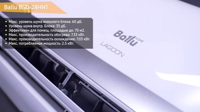 Сплит-система Ballu BSD-24HN1 смотреть онлайн