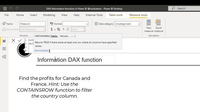How and When to Use CONTAINS, CONTAINSROW, CONTAINSSTRING and CONTAINSSTRINGEXACT in DAX смотреть онлайн