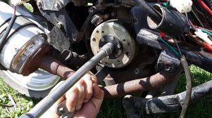 Генератор скутера редкая поломка 4.0 снимаем статор или как снять статор и проверка генератора