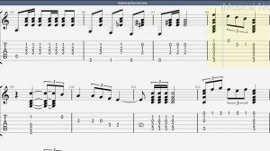 Guitar TAB - Paco de Lucía : Umbria | Tutorial Sheet Lesson #iMn