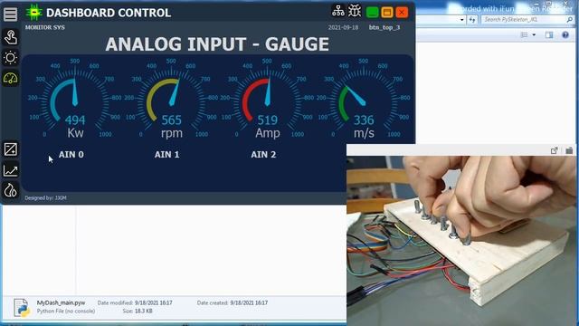 Python, Arduino, PYQT, HMI, Modern GUI смотреть онлайн