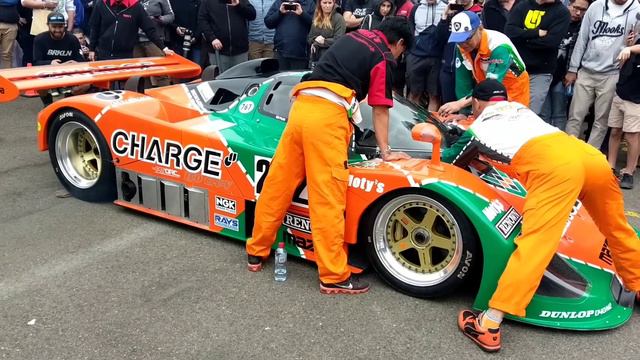 Mazda 767b start, idle and revving смотреть онлайн
