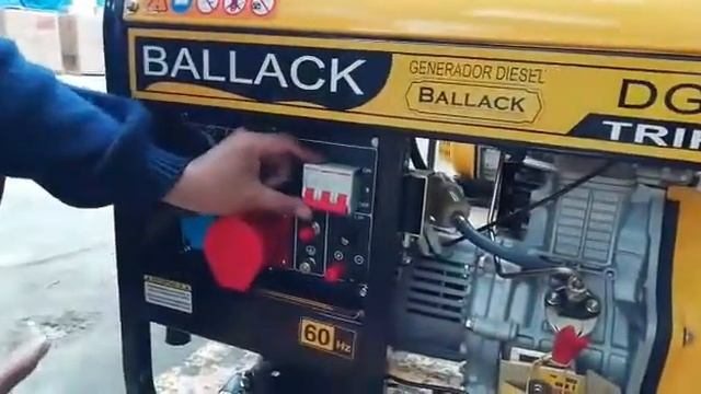 GENERADOR DIESEL DG6500 TRIFASICO ABIERTO MARCA BALLACK смотреть онлайн