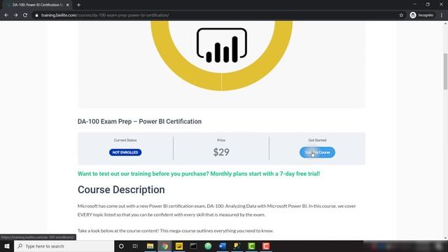 DA-100 Power BI Certification Course - BI Elite Training смотреть онлайн