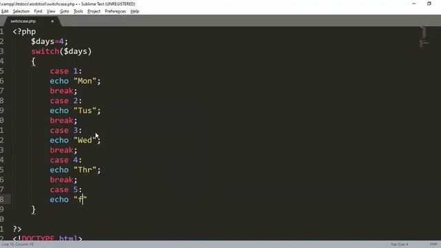 Using Switch Statements in php With Example | What is Switch Case in php (Urdu/hindi) смотреть онлайн