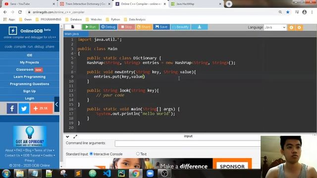 DSA Review | Part 9: Problem Solving using Hashmap in Java - Interactive Dictionary смотреть онлайн
